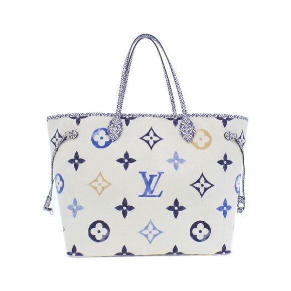 Louis Vuitton Neverfull Gm White Canvas Handbag (Pre-Owned) - Picture 2 of 8